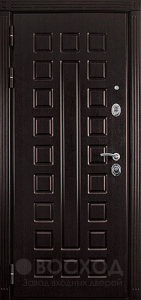 Фото  Стальная дверь Дверь металлическая МДФ чёрная №372 с отделкой МДФ ПВХ